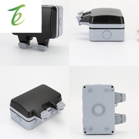 Avoir Zigbee Tuya priz IP66 açık su geçirmez soket kapak Wifi akıllı çift USB İngiltere elektrik çıkışları ile zamanlayıcı anahtarı