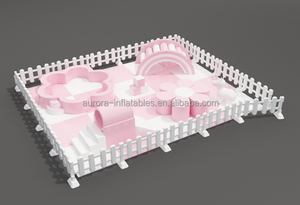 Paquete de juego suave para escalada de bebés pastel personalizado para alquiler de fiestas, bloques de escalada, juego de equipo de juego suave, parque infantil personalizado - Product Image 4