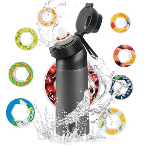 Botella <span class=keywords><strong>de</strong></span> <span class=keywords><strong>Agua</strong></span> Aromatizada <span class=keywords><strong>de</strong></span> Acero Inoxidable <span class=keywords><strong>de</strong></span> 700 ml (24 oz) con Cápsulas <span class=keywords><strong>de</strong></span> Frutas, Tritan Libre <span class=keywords><strong>de</strong></span> BPA, Aislada al Vacío, para Gimnasio y Fitness - Product Image 2