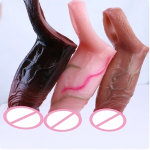 3 Colors Realistic Penis Sleeve With Anti-drop Liquid Silicone Sex Toys for Men Delay Ejaculation Longer Lasting Adult Toy - Product Image 6