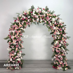 Arco de Flores Artificiales de Seda Realistas, Estilo Moderno, para Decoración de Bodas y Día de la Madre, Tamaño y Color Personalizables - Product Image 2