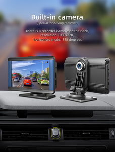 SZDALOS layar sentuh 7 inci pemutar <span class=keywords><strong>MP5</strong></span>, alat bantu DVR mobil dengan Carplay, layar sentuh Android, Monitor mobil mundur - Product Image 6