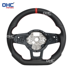 พวงมาลัย LED คาร์บอนไฟเบอร์แท้สำหรับ Mk7.5 Mk7 VW <span class=keywords><strong>GTI</strong></span> Jetta <span class=keywords><strong>POLO</strong></span> 2015-2020 W/ไฟ LED แสดงสถานะสีแดง/น้ำเงินสำหรับคลังสินค้าในสหรัฐอเมริกา - Product Image 6