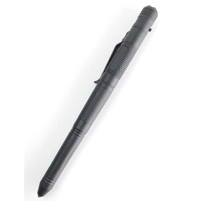 Novo Design Emergency Tactical Stylus Pen com Luz, Window Breaker e Opener