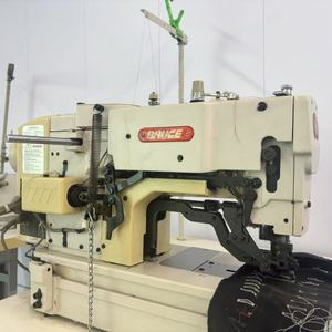 Machine à coudre à point de chaînette à grande vitesse BRUCE T781DK d'occasion, plateforme plate, pour chemises, polos, tricots, usine - Product Image 3