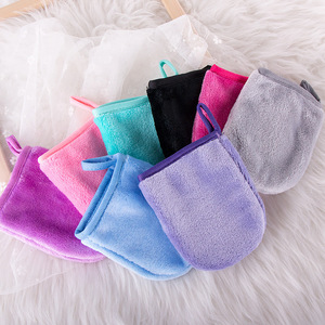 Tampons démaquillants réutilisables personnalisés pour le visage, les yeux et les lèvres, en microfibre douce, pour le nettoyage du visage, lavage du visage pour les soins quotidiens de la peau - Product Image 2