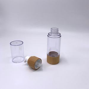 ขวดปั๊มสุญญากาศขนาด 15 มล. 30 มล. 50 มล. ขวดพลาสติกสำหรับโลชั่น รองพื้น บรรจุภัณฑ์เครื่องสำอาง หัวปั๊มเคลือบสีเงิน สีทอง - Product Image 4