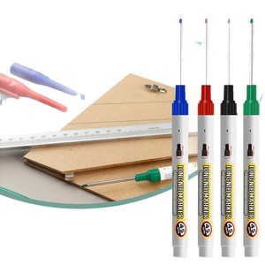 Pennarello indelebile a punta lunga da 40 mm a base d'olio, impermeabile e anti-sbiadimento, <span class=keywords><strong>per</strong></span> marcatura di fori profondi su legno e <span class=keywords><strong>piastrelle</strong></span> - Vendita calda transfrontaliera - Product Image 5