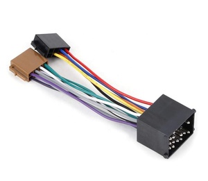 Autoradio ISO Adapter kabel für BMW <span class=keywords><strong>E36</strong></span> E39 E46 E56 Mini Cooper für LAND ROVER ISO Kabelbaum - Product Image 5