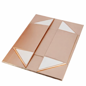 Boîte d'emballage cosmétique personnalisée, boîte cadeau rigide pliable pour cosmétiques, emballage en papier métallisé laser, fabricant de logo personnalisé - Product Image 4