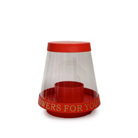 Boîte cadeau transparente panoramique pour bouquets de fleurs, design original, nouvelle emballage floral