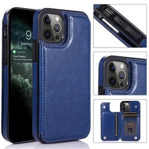 Chống sốc Cover quay lại thẻ tín dụng <span class=keywords><strong>Wallet</strong></span> da điện thoại di động Trường hợp đối với iPhones 15 Pro Max 17 trường hợp S25 16 kinh doanh <span class=keywords><strong>Wallet</strong></span> Pouch - Product Image 5