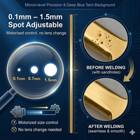 Machine de soudage laser entièrement automatique pour bijoux en or et en argent, petite machine de soudage par points pour bijoux, soudeuse laser d'usine