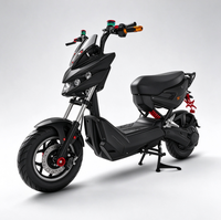 Sepeda Motor Listrik Kecepatan Tinggi 1000W 2000W 72V 60V20Ah Moped Listrik yang Dapat Disesuaikan untuk Dewasa Rangka Baja Karbon Tinggi E-bike