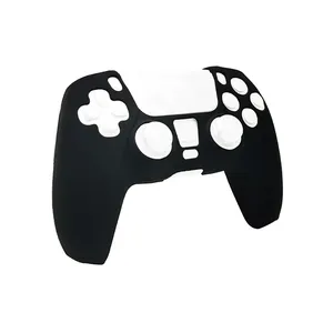 Coque de protection en silicone antidérapante pour manette <span class=keywords><strong>PS5</strong></span> avec capuchons de joysticks souples pour Playstation 5 - Product Image 4