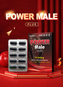 Wins Town Cápsulas masculinas Hierbas naturales con Ginseng Maca Power Plus Pills Suplemento dietético Cápsula de mejora de potencia masculina - Product Image 4