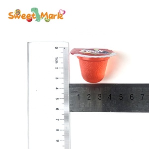Tazza di gelatina di frutta Halal colorata fruttata in un barattolo di maiale carino - Product Image 5