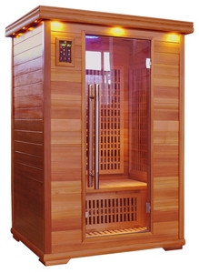 SS-200T moderna <span class=keywords><strong>palestra</strong></span> di casa per 2 persone utilizza <span class=keywords><strong>Sauna</strong></span> a infrarossi Hemlock cedro rosso legno tormalina salute-affermazione all'aperto <span class=keywords><strong>Sauna</strong></span> per 2 persone - Product Image 2