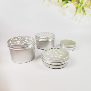 Vide cosmétique en métal cheveux cire boîte de conserve conteneur 5g 10g 15g 20g 30g 50g 100g voiture désodorisant parfum bougie pot en aluminium - Product Image 6