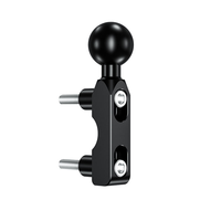 Support de guidon de moto Kewig avec adaptateur à rotule de 1 pouce en aluminium et TPU pour support de téléphone de moto pour la conduite