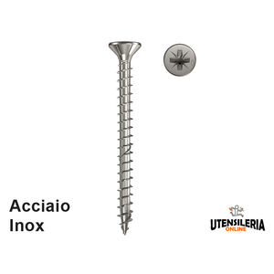 FPF SZ A2F Power-Fast 5.0x Tornillo de acero inoxidable de rosca completa (200 piezas) - Product Image 2