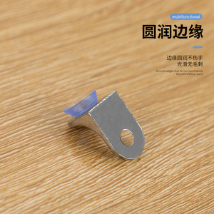 Support d'étagère en alliage de zinc avec ventouse pour fixation de panneau de verre de placard - Product Image 2