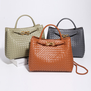 <span class=keywords><strong>Borse</strong></span> a tracolla da <span class=keywords><strong>donna</strong></span> di grande capacità produttori di <span class=keywords><strong>borse</strong></span> intrecciate in pelle sintetica di moda personalizzata RZCK - Product Image 5