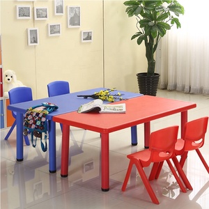 Meubles de garderie pour enfants de maternelle, table en plastique pour enfants d'intérieur et d'extérieur et ensemble de chaises empilables pour la salle de classe et la maison - Product Image 4
