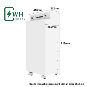 Tốt nhất bán khối lượng tùy chỉnh kim loại tự làm hộp 48V 51.2V 280ah 300ah 16S 15kwh DIY xếp chồng lên nhau hộp pin với BMS - Product Image 2