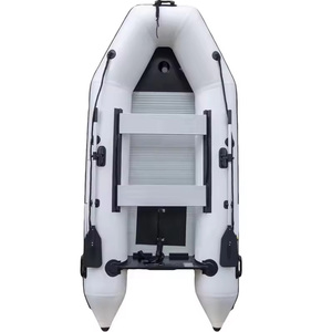 Bateau de pêche gonflable en gros avec plancher en contreplaqué, couleur personnalisée, capacité 4 personnes, style de luxe WELLSURF/OEM Modèle 01 - Product Image 1