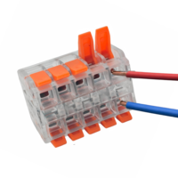 Connecteur de câble compact à levier LT-419, 10 ports, 32A, borne de raccordement à ouverture individuelle pour joint de branchement de câble en cuivre