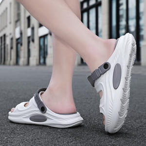 Chaussons d'intérieur pour hommes, antidérapants, à semelles épaisses, avec rembourrage insonorisant, chaussons à semelle souple pour hommes - Product Image 3