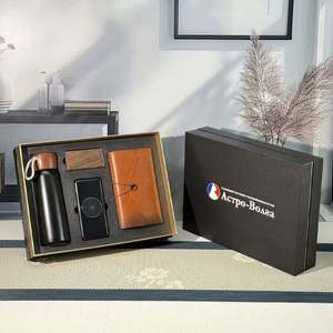 Set de Regalo Promocional Transfronterizo para Oficina y Negocios, con Logotipo Personalizado, Termo con Serigrafía, Cuaderno de Papel y Memoria USB - Product Image 5