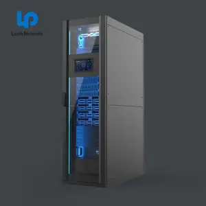 Ningbo Lepin Factory Custom Hot Sell Glass Door 42U CAC Server Rack IDC Smart Network Cabinet Price List For Data Center