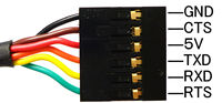 Cable Convertidor Serial USB a TTL UART de 3.3v con Chip FT232RL, Conector Desnudo en las Extremidades, Cable de Descarga de Programa Flash TTL-232R-3V3