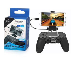 Dobe ตัวยึดโทรศัพท์มือถือสำหรับตัวควบคุม PS4 Slim Pro พร้อมสาย OTG - Product Image 1