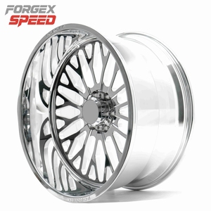 Forgex 20x10 22x10 22x12 24x14 26x12 28x12 28x14 28x16 30x12 30x14 8X170 6X139.7 Gepolijste, op maat gemaakte gesmede lichtmetalen velgen - Product Image 1