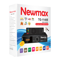 NEWMAX TG-1140E Nuevo Decodificador Lishi Hon66 Mpeg4 Receptor de Satélite Combo Sólido Receptor Combo Dvb-s2 Dvb-t2 África