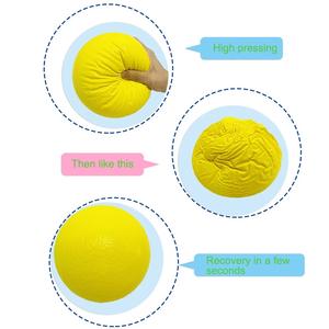 Ballon Dodge Ball en PU 6/7 pouces, gonflable, en éponge, rebondissant, pour jeux aquatiques extérieurs, avec retour automatique, anti-déchirure, pour entraînement, aventure, camping, et activités de plein air - Product Image 2