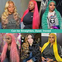 Wig Rambut Asli Vietnam Ombre Brown Deep Wave untuk Wanita 2T Tanpa Lem 13*6 HD Lace Frontal Wig Ash Blonde 13x4 Bone Straight