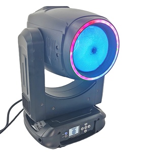 Luces Móviles para DJ de 295W, Iluminación de Escenario con Prisma de 48 Caras, <span class=keywords><strong>13</strong></span> Gobos, 14 Colores, DMX512, Activación por Sonido, Efecto Arcoíris, para Bodas - Product Image 1