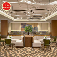 Mobilier de restaurant et de café sur mesure, ensemble table et chaises de café, sièges en cuir PU pour salle privée de boîte de nuit, canapés