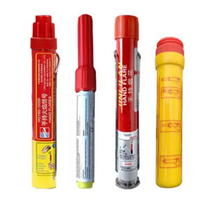 Trung Quốc Nhà Máy Bán Buôn Cầm Tay <span class=keywords><strong>60S</strong></span> Red Ngọn Lửa Khói Tín Hiệu Tay Bùng Ngọn Đuốc Màu Khói Pháo Hoa Cho Marine Khẩn Cấp Cứu Hộ - Product Image 1