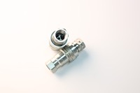 Raccord rapide hydraulique en acier au carbone de haute qualité, conforme à la norme ISO5675, filetage femelle 1/2NPT, joint à bille.