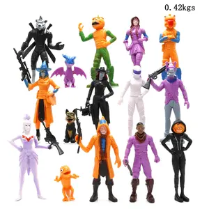 ホットセールゲームキャラクター15スタイルフォートナイトフィギュアセットプラスチックおもちゃコレクションモデル