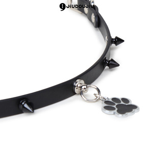 collier ras du cou, jouets sexuels SM, collier à motif patte de chien punk, collier de traction, jouets sexuels pour adultes, chaîne de clavicule - Product Image 1