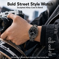 Montre à quartz rétro pour homme en alliage, motif griffe et œil, best-seller transfrontalier, écologique, tendance, de forme unique