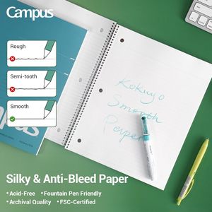 Notebook a <span class=keywords><strong>spirale</strong></span> Premium College con copertura in <span class=keywords><strong>plastica</strong></span> resistente - Product Image 6