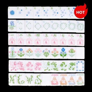 Juego de Mahjong Americano de Acrílico Premium al por Mayor, Fichas de <span class=keywords><strong>Buda</strong></span> Sonriente de Gran Tamaño para Interiores, OEM ODM de China, Envío Inmediato - Product Image 3