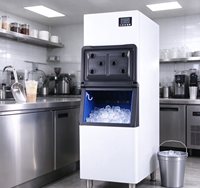 Machine à glaçons commerciale 200 kg/24 h, machine à glaçons automatiques en blocs pour restaurant, bar, hôtel, entreprise